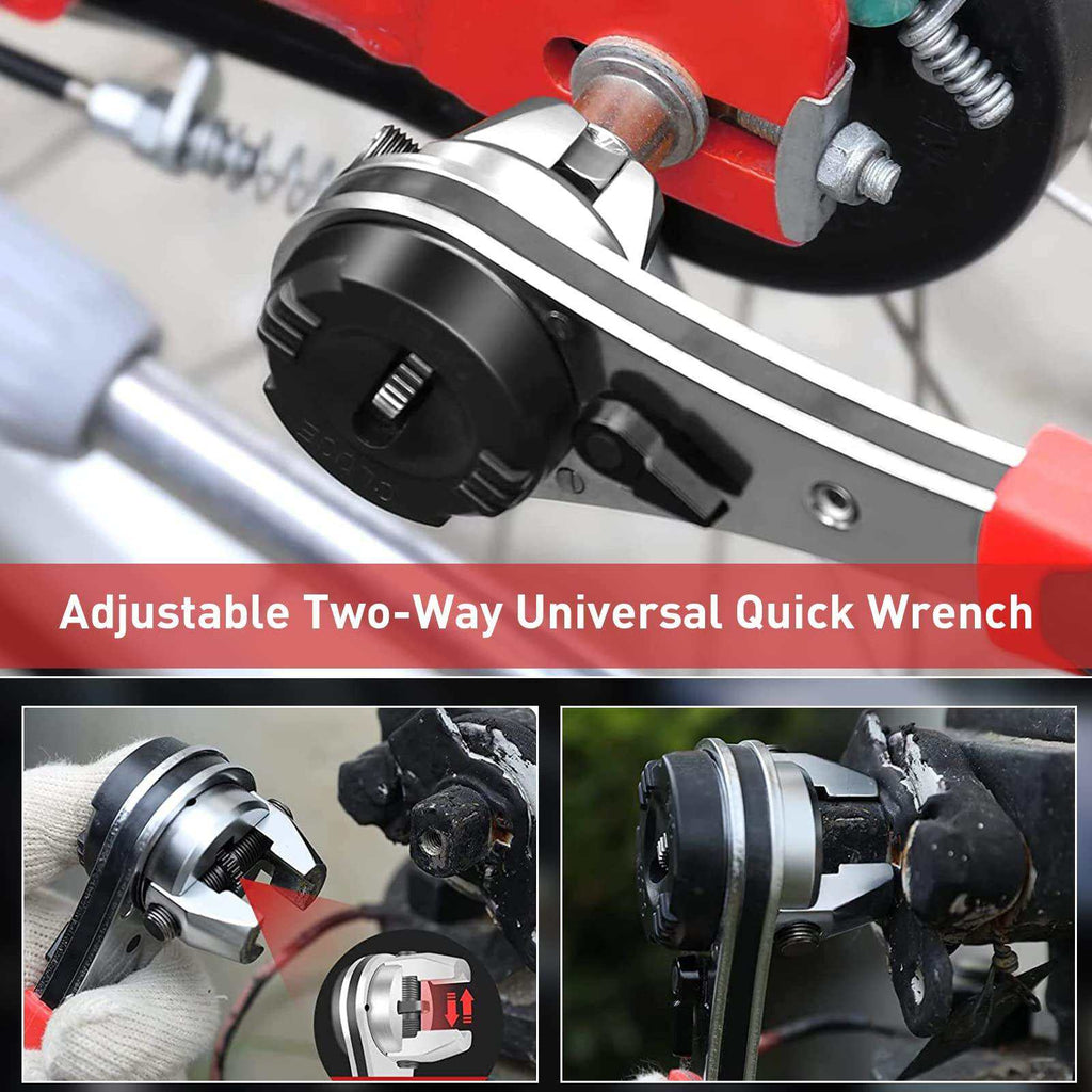 360° Multifunctional Ratchet Wrench – Adjustable Universal Grip Tool